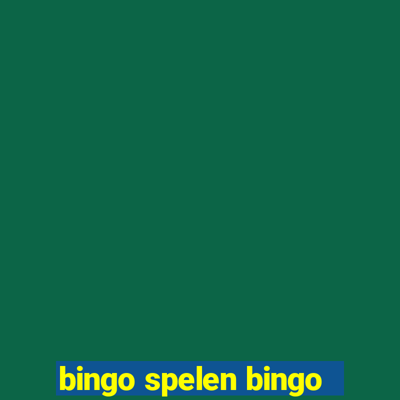 bingo spelen bingo