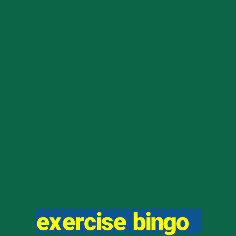 exercise bingo