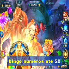 bingo numeros ate 50